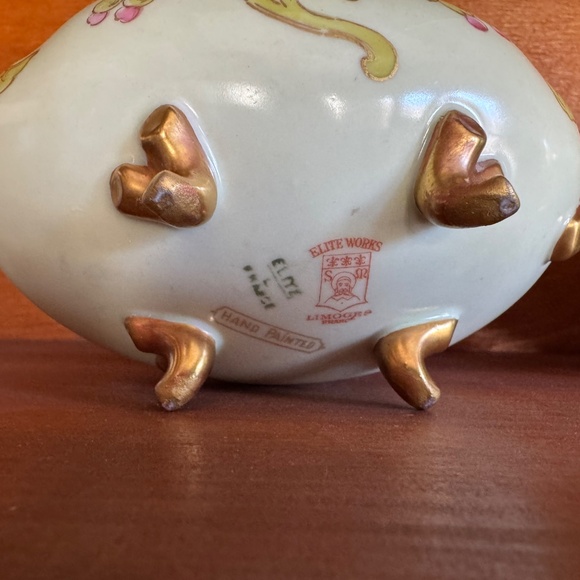 Limoges china cream and sugar - Picture 3 of 5